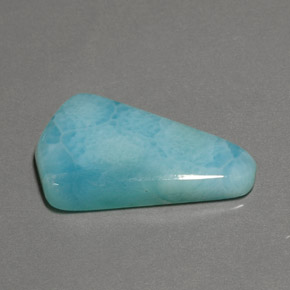 Larimar azul natural 15,19ct, forma extravagante, opaco