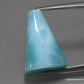 Larimar azul natural 10,35ct, forma extravagante, opaco
