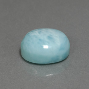 Larimar Azul Natural 4.73ct, Corte Oval, Opaco