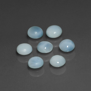 Pedras preciosas de Larimar Azul natural de  ct, Corte Redondo, Opaco