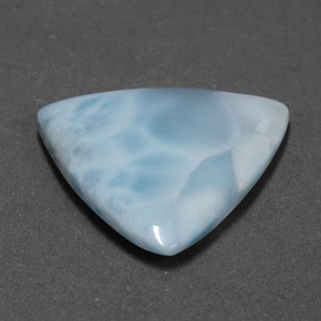 Larimar azul natural 11,30ct, trillion, opaco