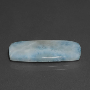 Larimar Azul Natural 13.16ct, Almofada cortada, Opaco
