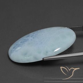 Larimar Azul claro Natural 20.33ct, oval, Opaco