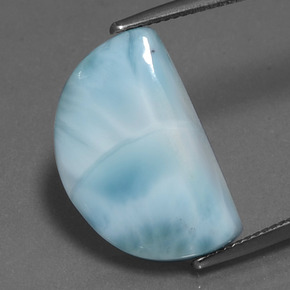 Larimar azul natural 11,14ct, forma extravagante, opaco