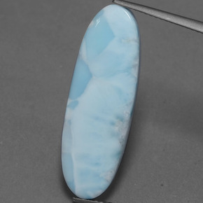 Larimar Azul Natural 10.93ct, Corte Oval, Opaco