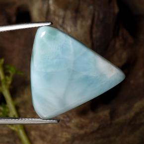 Larimar azul natural 25,27ct, trillion, opaco