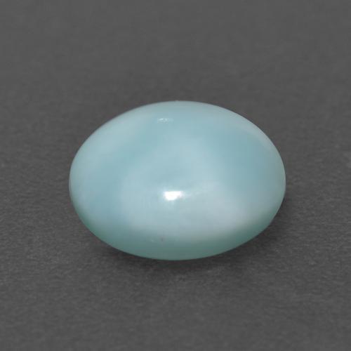 Larimar azul natural 2,56ct, corte redondo, opaco