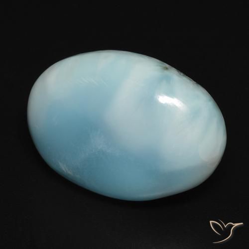 Larimar Azul verde Natural 10.67ct, oval, Opaco