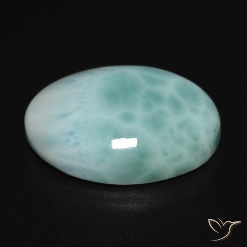 Larimar Azul verde Natural 11.26ct, oval, Opaco