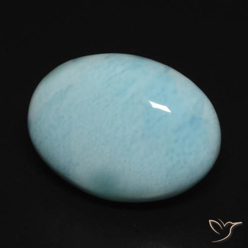 Larimar Azul verde Natural 11.23ct, oval, Opaco