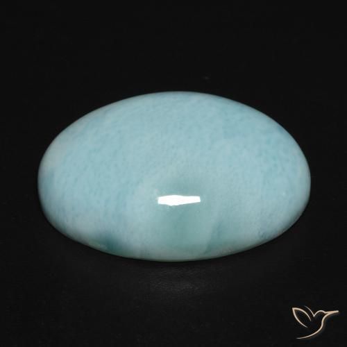 Larimar Azul verde Natural 11.23ct, oval, Opaco