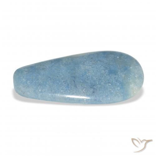 lazulita Azul Aqua claro Natural 10.81ct, Chique, Opaco