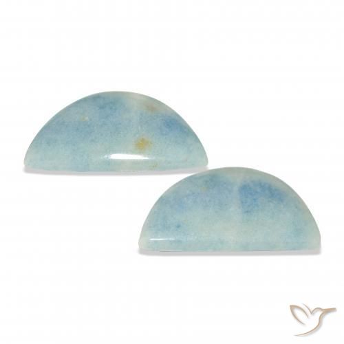Pedras preciosas de lazulita céu azul claro natural de 28.65 ct, Chique, Opaco