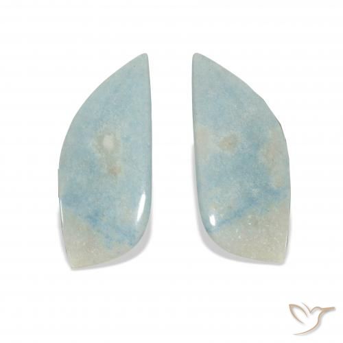 44.13ctw Natural Bebê azul lazulita, Chique, Opaco