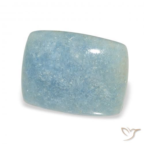 lazulita Azul claro Natural 13.08ct, Almofada, Opaco
