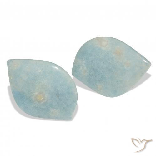 Pedras preciosas de lazulita Bebê azul natural de 53.69 ct, Chique, Opaco