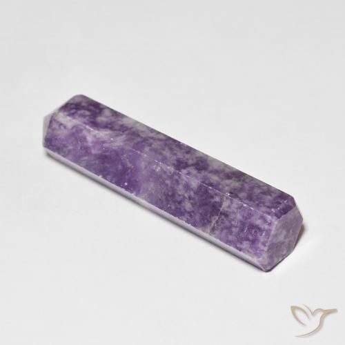 Lepidolita Malva Violeta Natural 26.87ct, Chique, Opaco