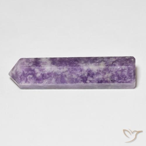 Lepidolita Malva Violeta Natural 26.87ct, Chique, Opaco