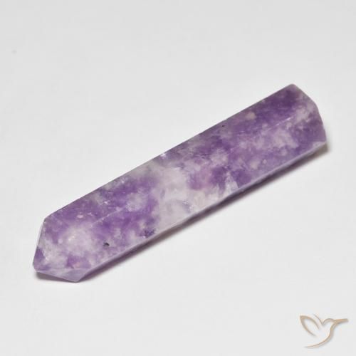 27.54ct Natural Malva Violeta Lepidolita, Chique, Opaco