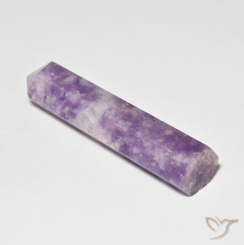 Lepidolita Malva Violeta Natural 27.54ct, Chique, Opaco