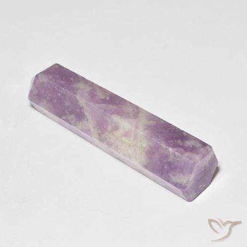 Lepidolita Violeta avermelhado claro Natural 30.02ct, Chique, Opaco