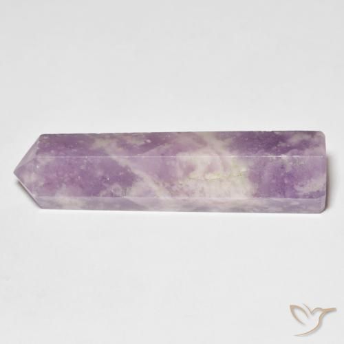 Lepidolita Violeta avermelhado claro Natural 30.02ct, Chique, Opaco
