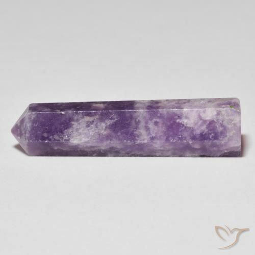 23.59ct Natural Violeta Médio Profundo Lepidolita, Chique, Opaco