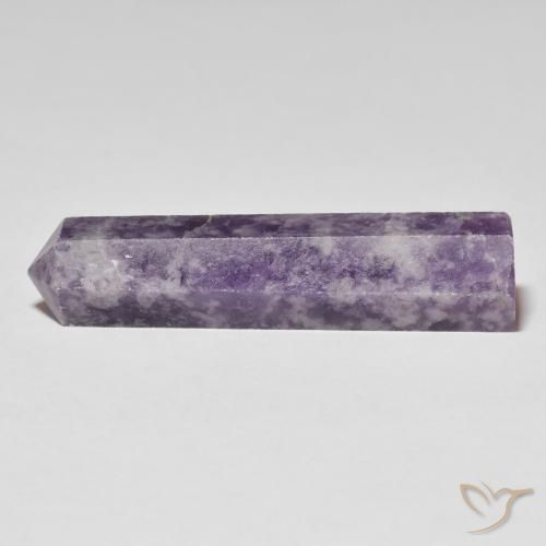 27.55ct Natural Violeta escuro Lepidolita, Chique, Opaco