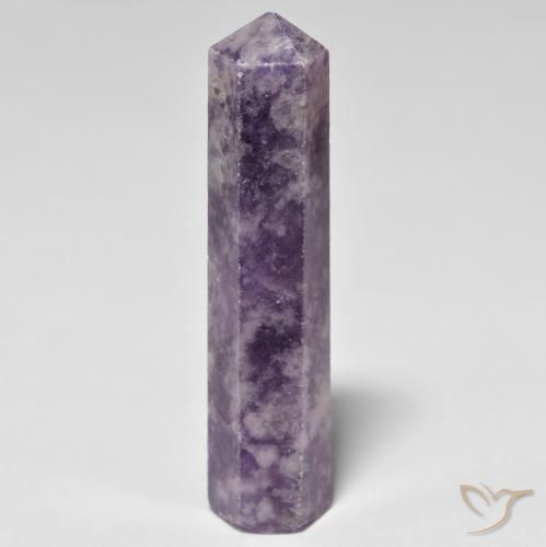 Lepidolita Violeta escuro Natural 27.55ct, Chique, Opaco