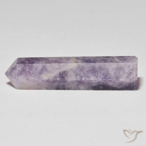 Lepidolita violeta solta de 24,83 quilates, corte a lápis de 35,7 x 9,3 mm dos Estados Unidos, Photo A