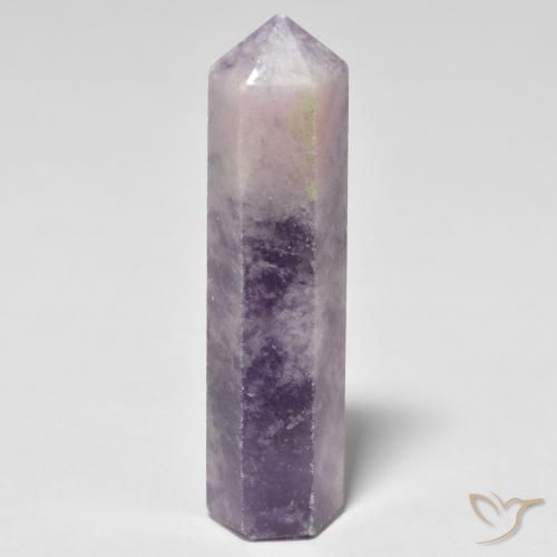 Lepidolita Violeta Médio Profundo Natural 24.83ct, Chique, Opaco