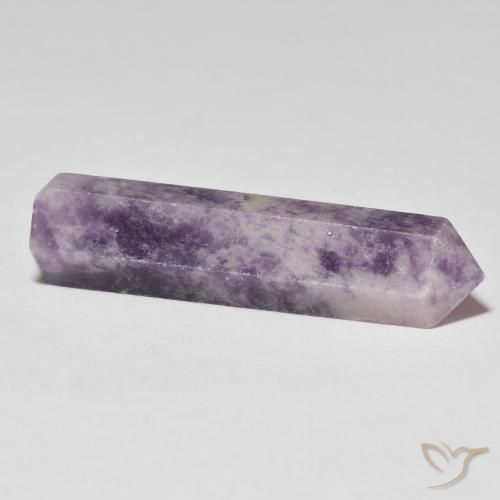 Lepidolita Violeta Médio Profundo Natural 24.83ct, Chique, Opaco