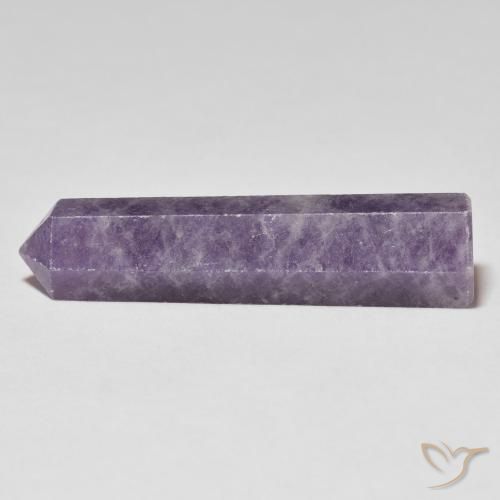 Lepidolita Violeta Médio Profundo Natural 26.71ct, Chique, Opaco