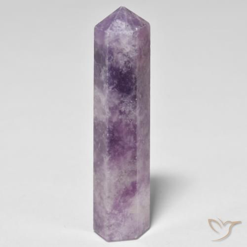 26.63ct Natural Violeta Médio Profundo Lepidolita, Chique, Opaco
