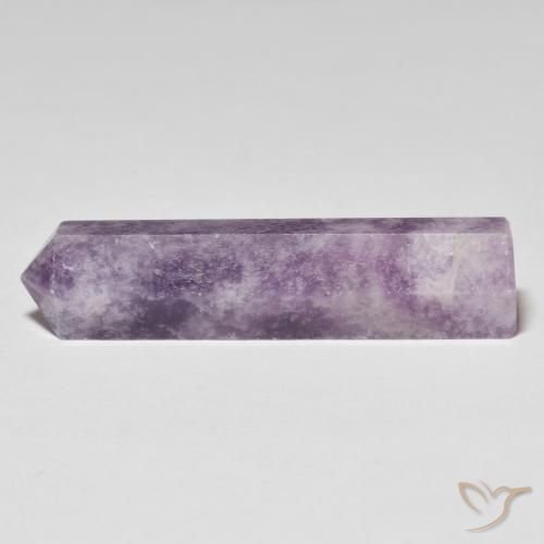 Lepidolita Violeta Médio Profundo Natural 26.63ct, Chique, Opaco