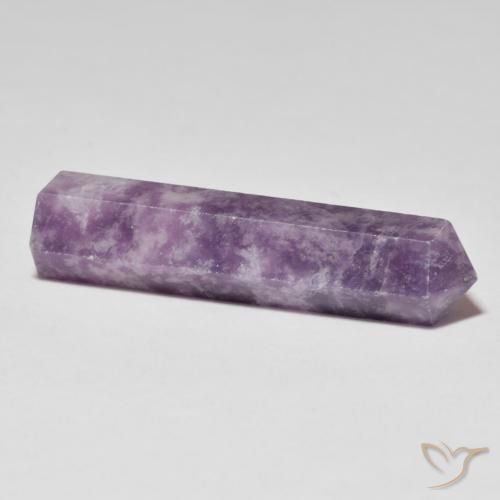 Lepidolita Violeta Médio Profundo Natural 26.63ct, Chique, Opaco