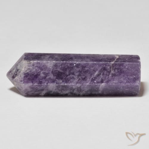 Lepidolita Malva Violeta Natural 32.08ct, Chique, Opaco