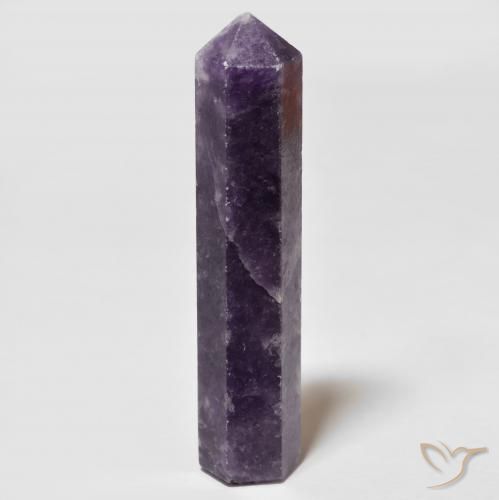 24.60ct Natural Violeta escuro Lepidolita, Chique, Opaco