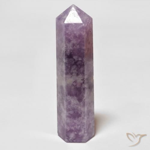 28.79ct Natural Violeta Médio Profundo Lepidolita, Chique, Opaco