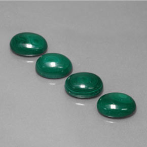 Pedras preciosas de malaquita verde natural de  ct, corte oval, opaco