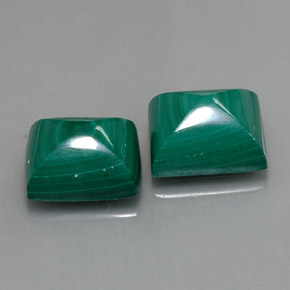 Pedras preciosas de malaquita verde natural de  ct, baguete, opaco