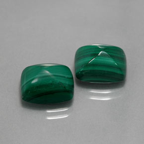 Pedras preciosas de malaquita verde natural de  ct, baguete, opaco