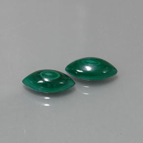 Pedras preciosas de malaquita verde natural de  ct, marquise, opaco