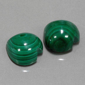 Pedras preciosas de malaquita verde natural de  ct, formato de coração, opaco