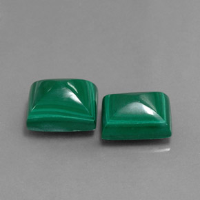Pedras preciosas de malaquita verde natural de  ct, baguete, opaco