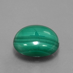 Malaquita Verde Multicolor Natural 9.21ct, Corte Oval, Opaco