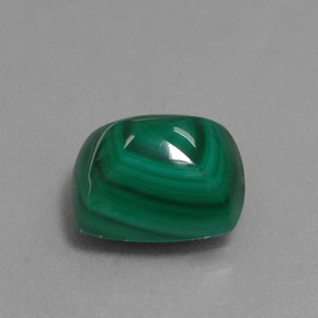 Malaquita Verde Multicolor Natural 6.58ct, baguete, Opaco
