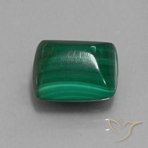 Malaquita Verde médio Natural 9.15ct, baguete, Opaco