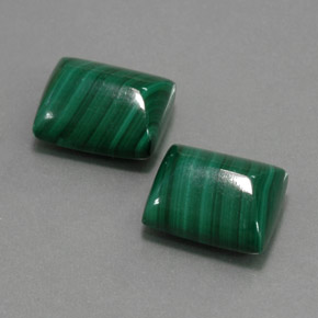 Pedras preciosas de malaquita verde natural de  ct, baguete, opaco