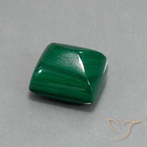 Malaquita Verde Natural 13.33ct, baguete, Opaco